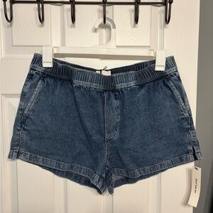 Reformation Classic Blue Jean Shorts